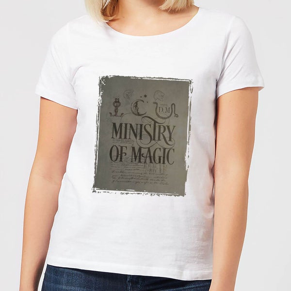 Harry Potter Ministry Of Magic Women's T-Shirt - White
