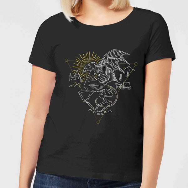 Harry Potter Thestral Women's T-Shirt - Black