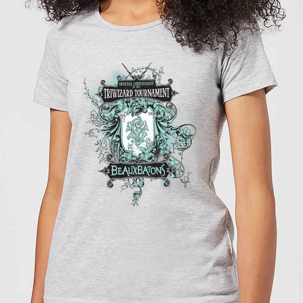 Harry Potter Triwizard Tournament Beauxbatons Women's T-Shirt - Grey