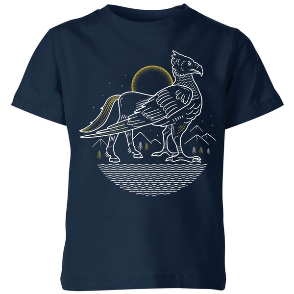 Harry Potter Buckbeak Kids' T-Shirt - Navy