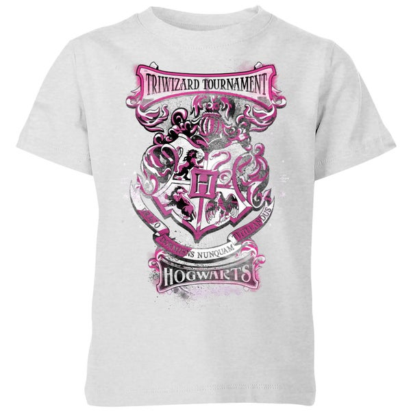 Harry Potter Triwizard Tournament Hogwarts kinder t-shirt - Grijs