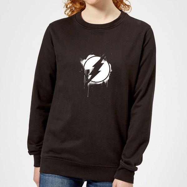 Justice League Graffiti The Flash Women's Sweatshirt - Black