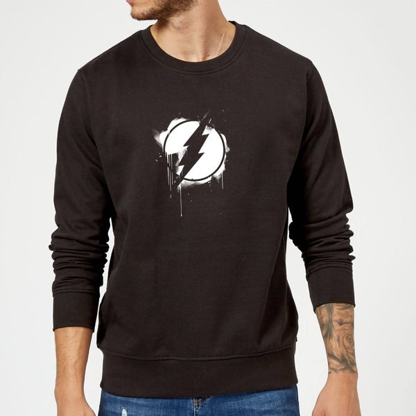 Justice League Graffiti The Flash Sweatshirt - Black