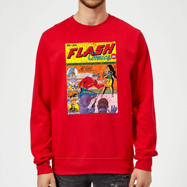 Justice League The Flash Issue One Sweatshirt - Red
