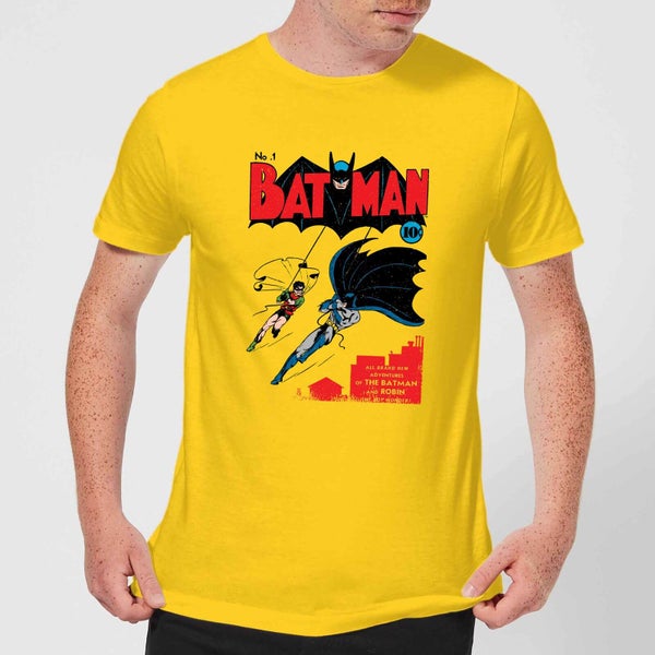 Camiseta Batman Número Uno Batman - Hombre - Amarillo