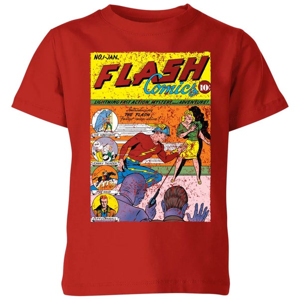 Justice League The Flash Issue One Kids' T-Shirt - Red