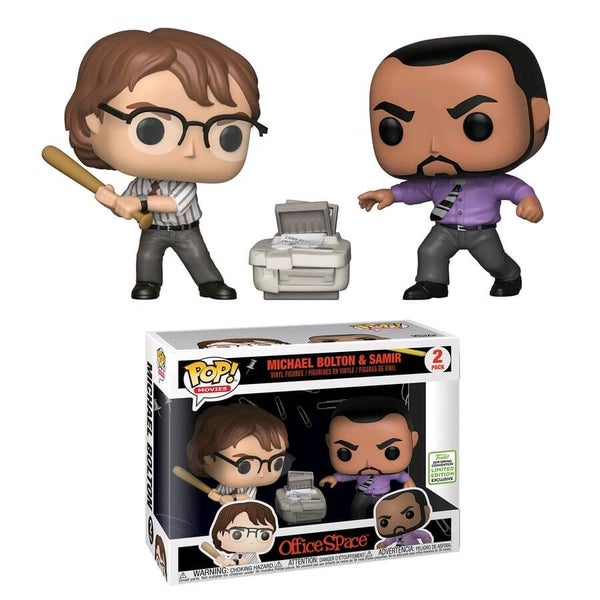 Office Space - Samir & Michael Bolton Pop! Vinyl Figure 2-pack ECCC 2019 EXC