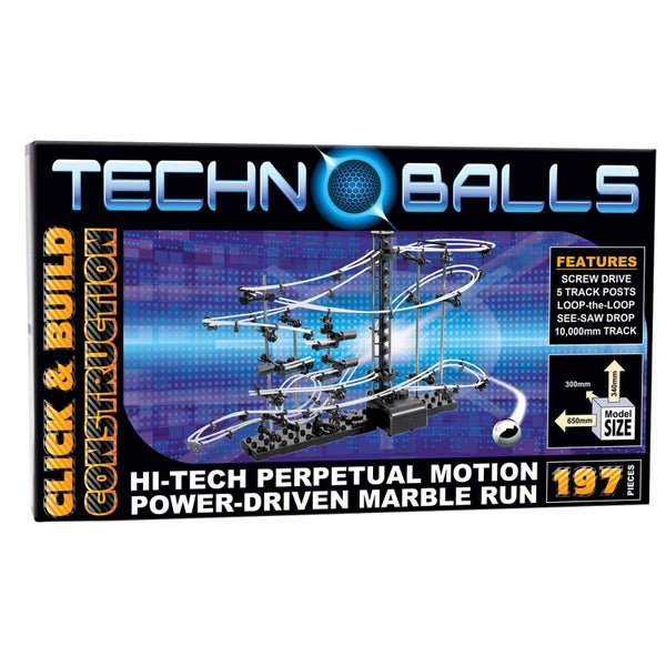 Techno Balls 197 Stück Murmelbahn