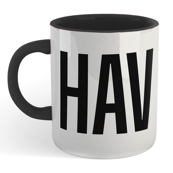 Chav Mug - White/Black