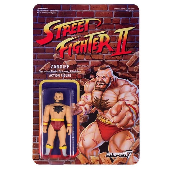 Super7 Street Fighter Zangief ReAction Figure