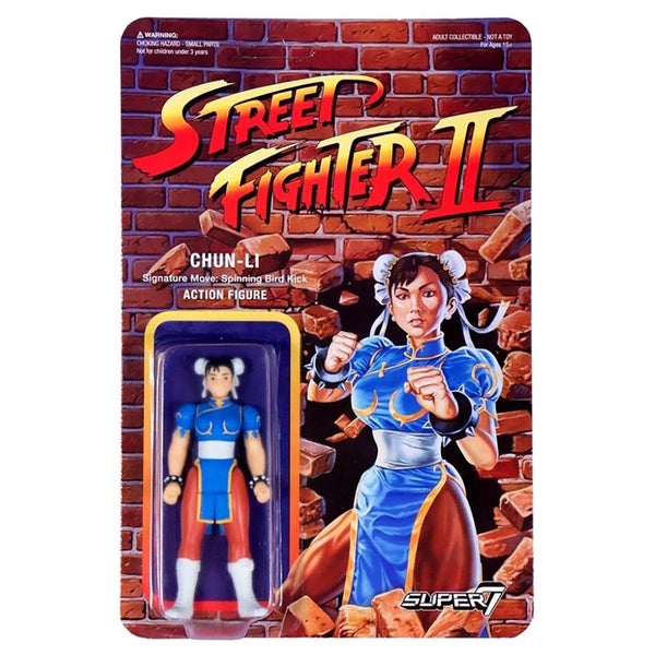 Super7 Street Fighter Chun Li ReAction Figure