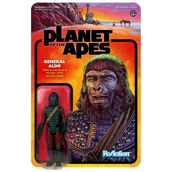 Super7 Planet of the Apes Wave 2 General Aldo ReAction-Figur