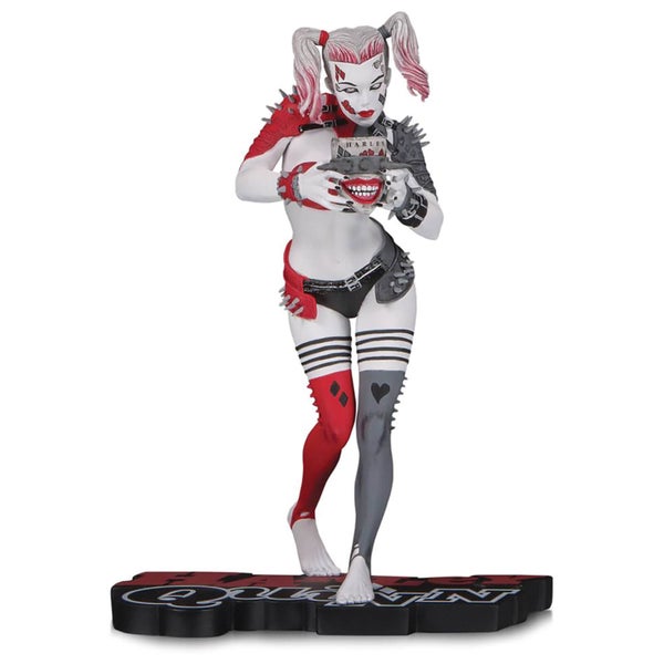 DC Collectibles Comics Red, White & Black Statue Harley Quinn by Greg Horn 16 cm