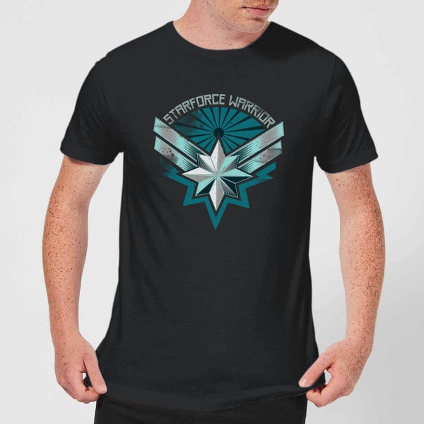 Captain Marvel Starforce Warrior Men's T-Shirt - Black