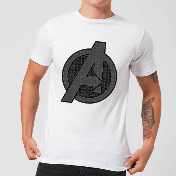 Avengers Endgame Iconic Logo Men's T-Shirt - White