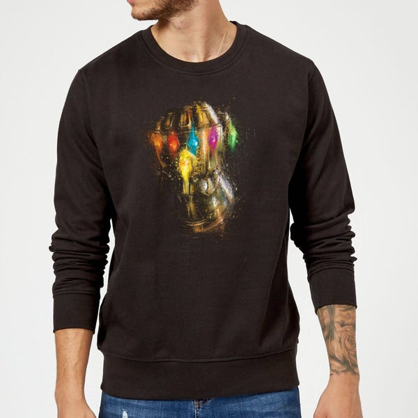 Avengers Endgame Infinity Gauntlet Warlord Sweatshirt - Black