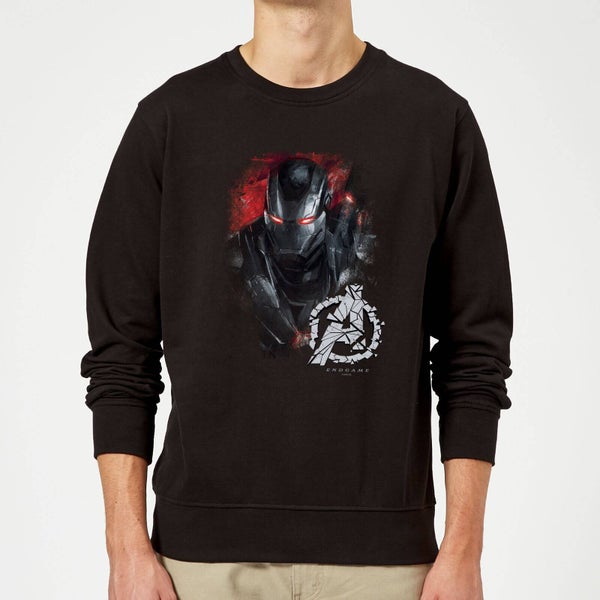Sweat-shirt Avengers Endgame War Machine Brushed Homme - Noir