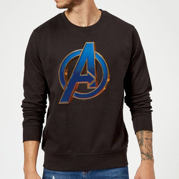 Sweat-shirt Avengers Endgame Heroic Logo Homme - Noir