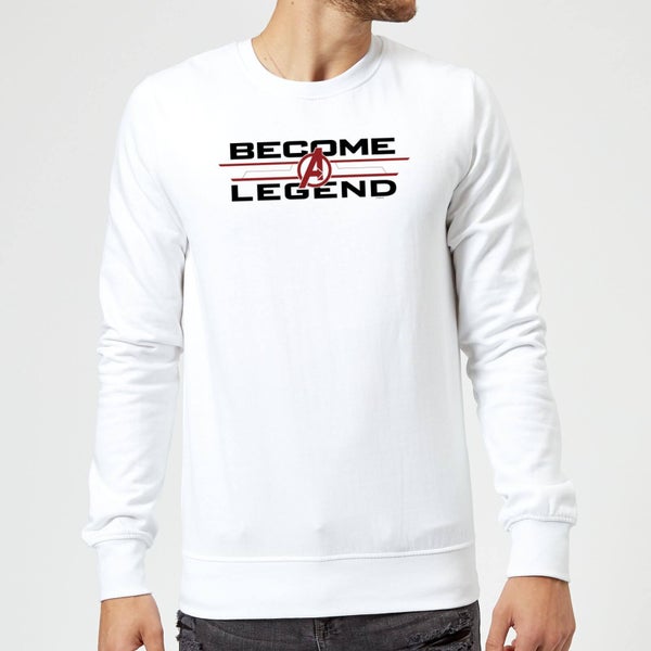 Sweat-shirt Avengers Endgame Become A Legend Homme - Blanc