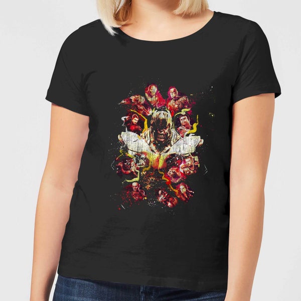 Avengers: Endgame Distressed Thanos dames t-shirt - Zwart