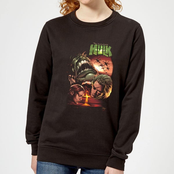 Marvel Incredible Hulk Dead Like Me Women's Sweatshirt - Black