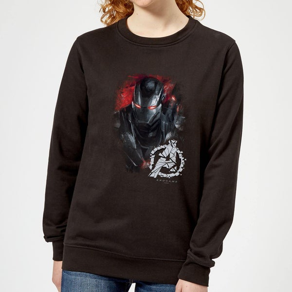 Avengers Endgame War Machine Brushed Damen Sweatshirt - Schwarz