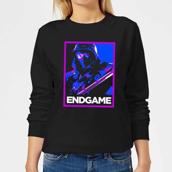 Avengers Endgame Ronin Poster Women's Sweatshirt - Black