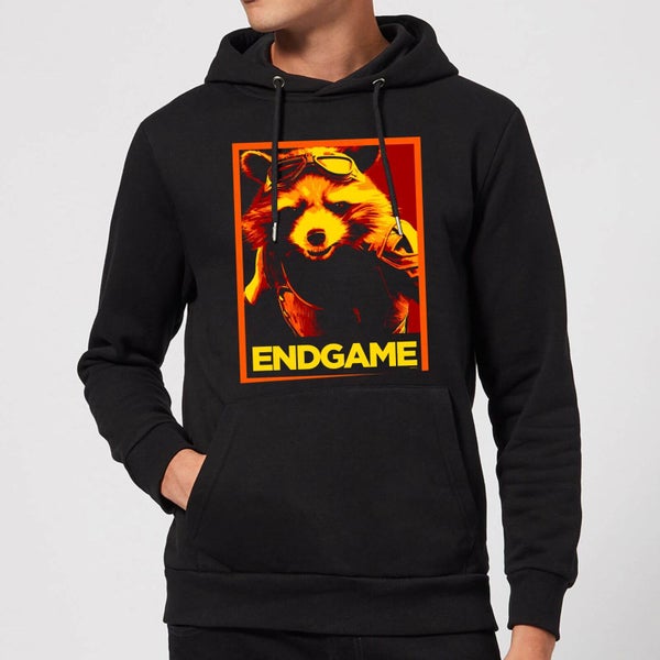 Avengers: Endgame Rocket Poster hoodie - Zwart