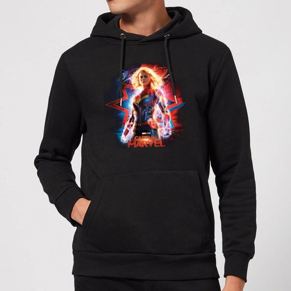 Captain Marvel Poster hoodie - Zwart