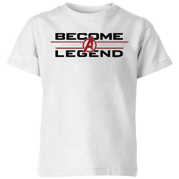 Avengers Endgame Become A Legend Kids' T-Shirt - White