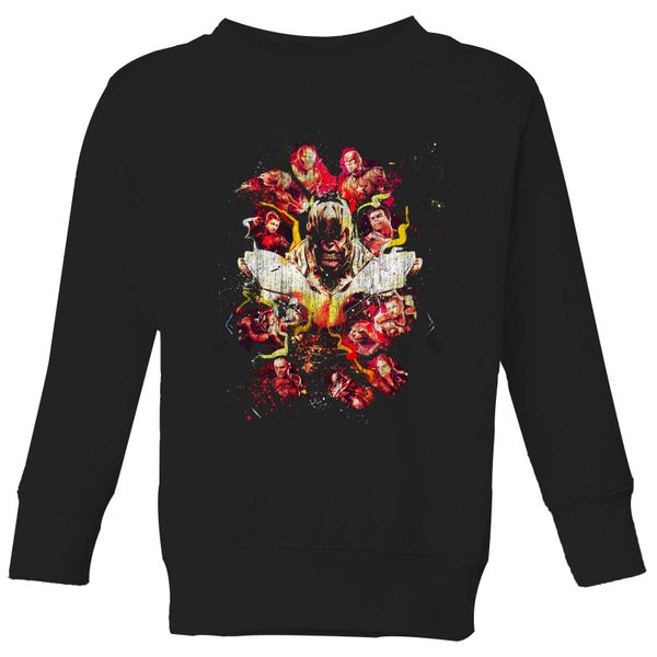 Avengers Endgame Distressed Thanos Kids' Sweatshirt - Schwarz