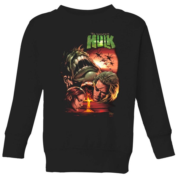 Marvel Incredible Hulk Dead Like Me Kids' Sweatshirt - Black