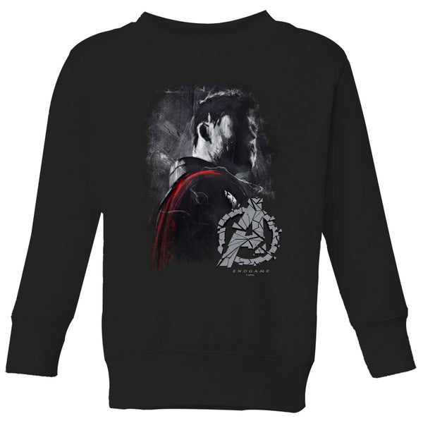 Sweat-shirt Avengers Endgame Thor Brushed - Enfant - Noir