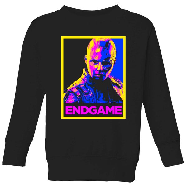 Avengers Endgame Nebula Poster Kids' Sweatshirt - Black