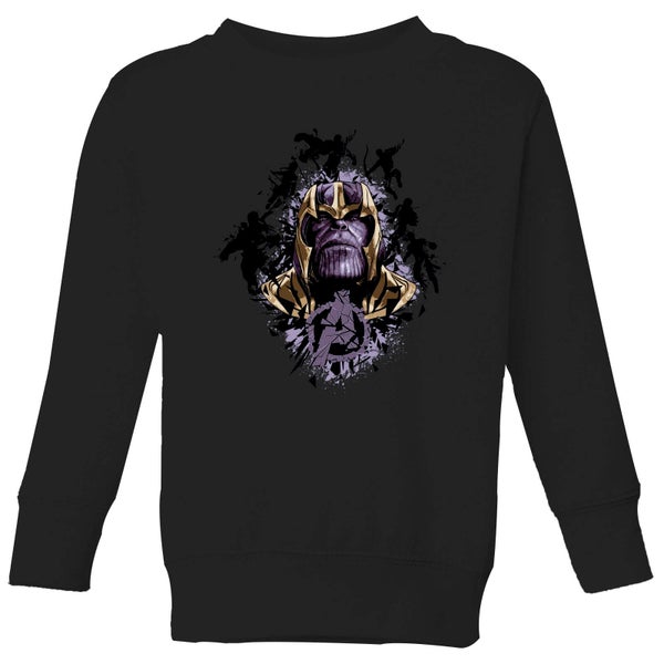 Sweat-shirt Avengers Endgame Warlord Thanos - Enfant - Noir