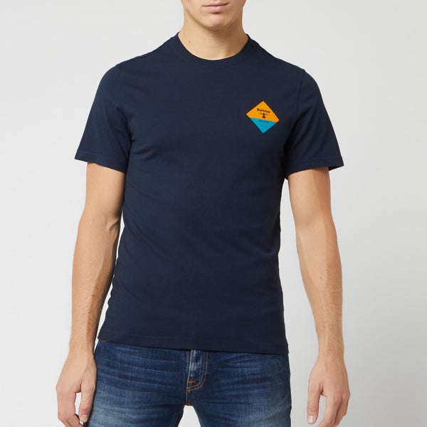 Barbour Men's Beacon Small Diamond T-Shirt - New Navy