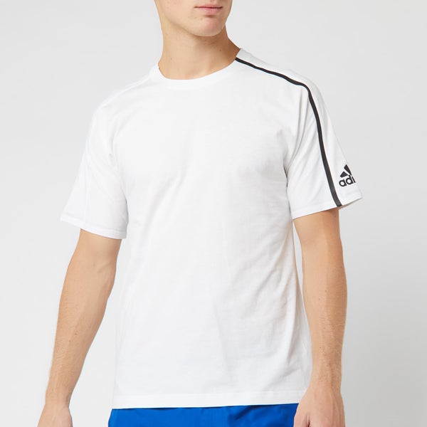 adidas Men's ZNE Short Sleeve T-Shirt - White