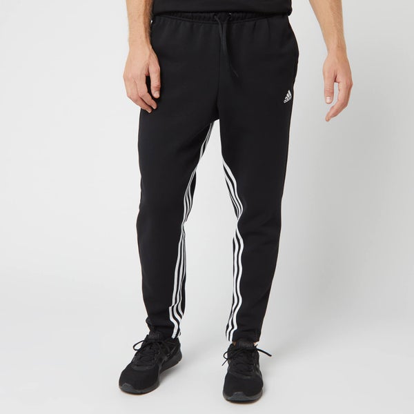 adidas Men's Mh 3 Stripe Sweatpants - Black