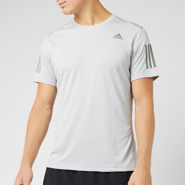 adidas Men's Own The Run Short Sleeve T-Shirt - Grey