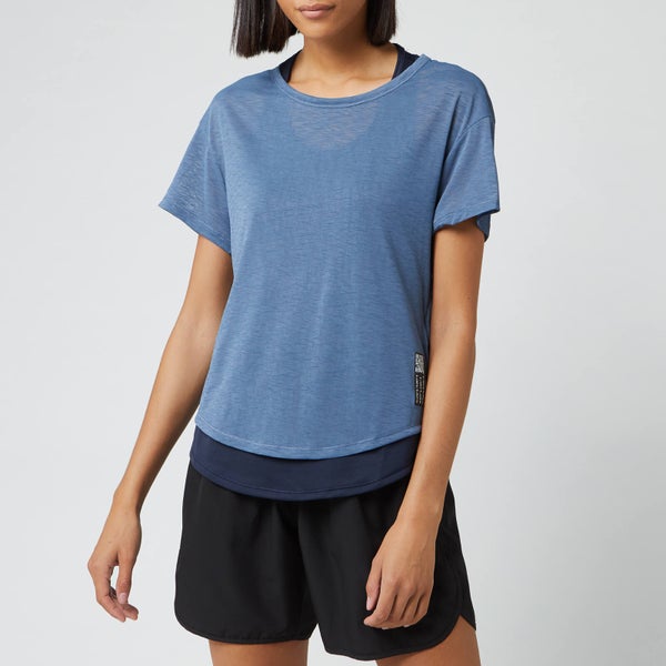 adidas Women's Adapt Short Sleeve T-Shirt - Blue
