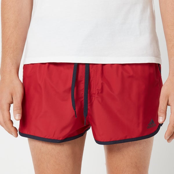 adidas Men's Split Swim Shorts - Red