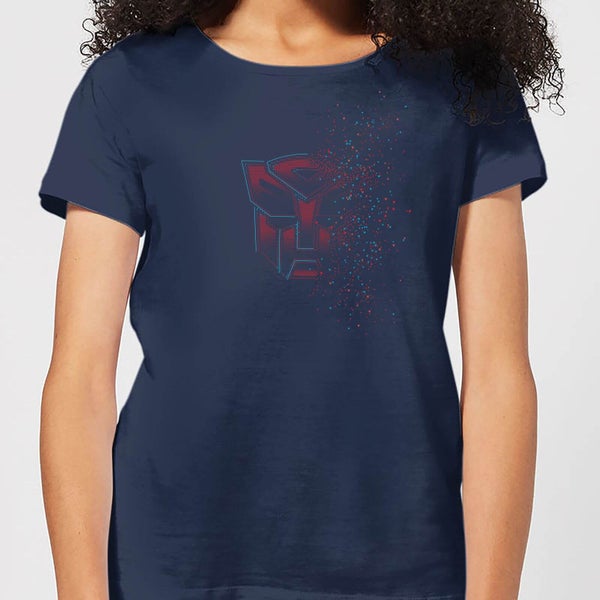 Transformers Autobot Fade Women's T-Shirt - Navy