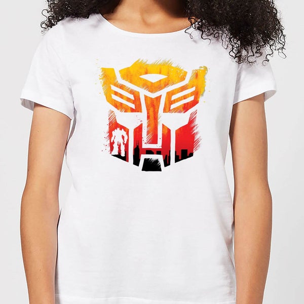 Transformers Autobot Symbol Women's T-Shirt - White
