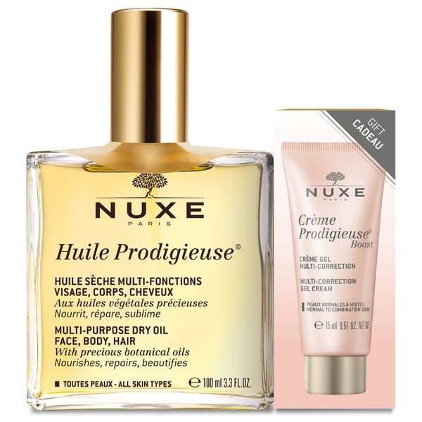 NUXE Huile Prodigieuse with Crème Prodigieuse Boost Cream (Worth £44.25)