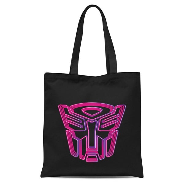 Transformers Neon Autobot Tote Bag - Black