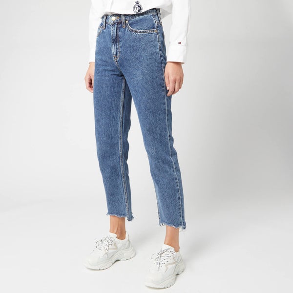 Tommy Hilfiger Women's Classic Straight High Waisted Jeans - Mela