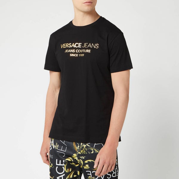 Versace Jeans Men's Logo T-Shirt - Nero