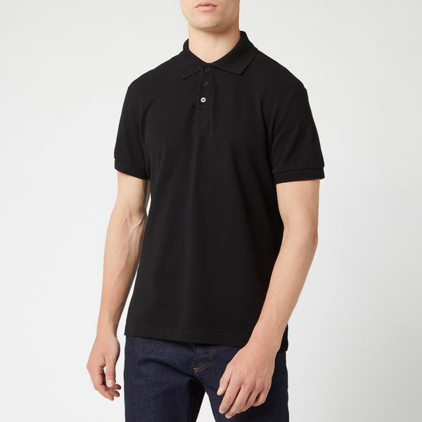 Versace Jeans Men's Back Logo Polo Shirt - Nero