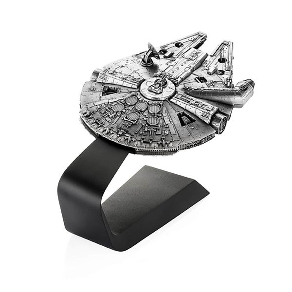 Royal Selangor Star Wars Millennium Falcon Vehicle with Stand 19.5cm - Pewter Replica