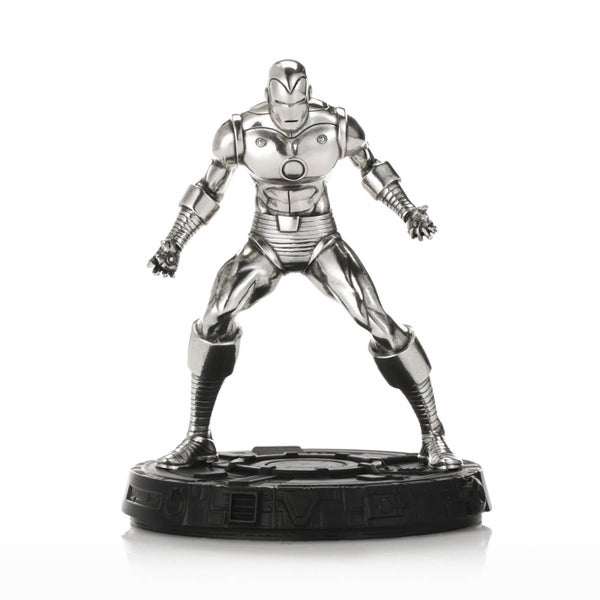 Figurine Iron Man "Invincible" en étain Marvel - 12cm - Royal Selangor